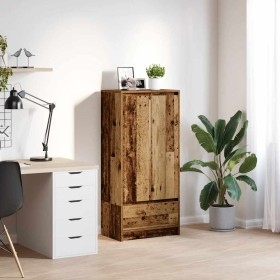 Armario con cajón de madera vieja 55,5x34x119,5 cm de , Aparadores - Ref: Foro24-861650, Precio: 93,81 €, Descuento: %