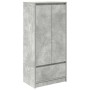 Armario con cajón gris hormigón 55,5x34x119,5 cm de , Aparadores - Ref: Foro24-861646, Precio: 93,70 €, Descuento: %