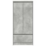 Armario con cajón gris hormigón 55,5x34x119,5 cm de , Aparadores - Ref: Foro24-861646, Precio: 93,70 €, Descuento: %