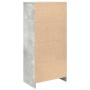 Armario con cajón gris hormigón 55,5x34x119,5 cm de , Aparadores - Ref: Foro24-861646, Precio: 93,70 €, Descuento: %