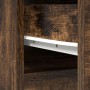 Aparador alto roble ahumado 37,5x35x180 cm madera de ingeniería de , Aparadores - Ref: Foro24-861665, Precio: 96,80 €, Descue...