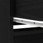 Armario con cajón de roble negro 55,5x34x119,5 cm de , Aparadores - Ref: Foro24-861644, Precio: 99,01 €, Descuento: %