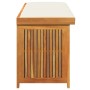 Cojines para exterior 150x50x60,5 cm madera maciza acacia de , Cajas de almacenaje para exteriores - Ref: Foro24-4106476, Pre...