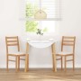 Sillas de comedor con cojines 2 uds madera maciza caucho de , Sillas de comedor - Ref: Foro24-4102419, Precio: 80,27 €, Descu...