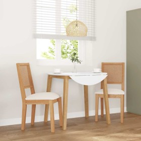 Sillas de comedor con cojines 2 uds madera maciza caucho de , Sillas de comedor - Ref: Foro24-4102478, Precio: 177,83 €, Desc...