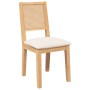 Sillas de comedor con cojines 2 uds madera maciza caucho de , Sillas de comedor - Ref: Foro24-4102478, Precio: 177,83 €, Desc...