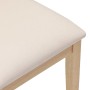 Sillas de comedor con cojines 2 uds madera maciza caucho de , Sillas de comedor - Ref: Foro24-4102478, Precio: 177,83 €, Desc...