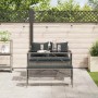 Set comedor de jardín 3 piezas con cojines ratán sintético gris de , Conjuntos de jardín - Ref: Foro24-4104183, Precio: 258,9...