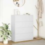 Aparador madera de ingeniería blanco 80x35x99 cm de , Aparadores - Ref: Foro24-3328480, Precio: 132,34 €, Descuento: %