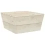 Mesa de jardín de madera de abeto impregnada 60x60x30 cm de vidaXL, Sofás modulares de exterior - Ref: Foro24-315632, Precio:...