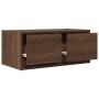 Mueble de TV madera contrachapada roble marrón 60x31x25,5 cm de , Muebles TV - Ref: Foro24-861502, Precio: 47,08 €, Descuento: %