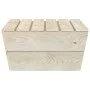 Mesa de jardín de madera de abeto impregnada 60x60x30 cm de vidaXL, Sofás modulares de exterior - Ref: Foro24-315632, Precio:...