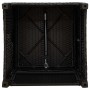 Silla de jardín reclinable con mesa auxiliar ratán negro de , Sillas de jardín - Ref: Foro24-4108270, Precio: 126,66 €, Descu...