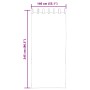 Cortinas de gasa con bolsillos para varillas 2 uds. negro de , Cortinas y visillos - Ref: Foro24-4102169, Precio: 13,71 €, De...