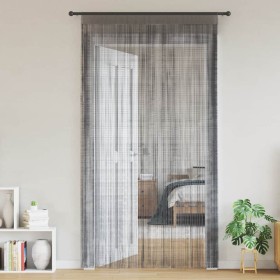 Cortinas de cuerdas 2 uds antracita 140x250 cm de , Cortinas y visillos - Ref: Foro24-4102052, Precio: 23,18 €, Descuento: %