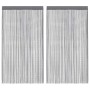 Cortinas de cuerdas 2 uds antracita 140x250 cm de , Cortinas y visillos - Ref: Foro24-4102052, Precio: 23,18 €, Descuento: %