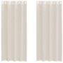 Cortinas de gasa con ojales 2 uds crema 140x225 cm de , Cortinas y visillos - Ref: Foro24-4102073, Precio: 15,02 €, Descuento: %