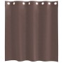 Cortinas de gasa con ojales 2 uds marrón 140x140 cm de , Cortinas y visillos - Ref: Foro24-4102065, Precio: 13,67 €, Descuent...