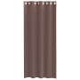 Cortinas de gasa con ojales 2 uds marrón 140x225 cm de , Cortinas y visillos - Ref: Foro24-4102067, Precio: 13,93 €, Descuent...