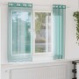 Cortinas de gasa con ojales 2 uds turquesa de , Cortinas y visillos - Ref: Foro24-4102143, Precio: 14,80 €, Descuento: %