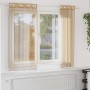 Cortinas de gasa con ojales 2 uds arena de , Cortinas y visillos - Ref: Foro24-4102120, Precio: 13,24 €, Descuento: %