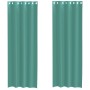 Cortinas de gasa con ojales 2 uds turquesa de , Cortinas y visillos - Ref: Foro24-4102148, Precio: 16,42 €, Descuento: %