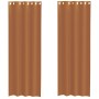 Cortinas de gasa con ojales 2 uds terracota de , Cortinas y visillos - Ref: Foro24-4102141, Precio: 14,56 €, Descuento: %