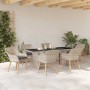 Conjunto de Comedor de Jardín 7 pcs Gris Claro ratán sintético en Mesas de jardín | Comprar online en Foru.es
