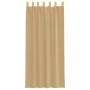 Cortinas de gasa con bolsillos para varillas 2 uds. arena de , Cortinas y visillos - Ref: Foro24-4102218, Precio: 13,12 €, De...