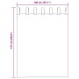 Cortinas de gasa con bolsillos para varillas 2 uds. rojo vino de , Cortinas y visillos - Ref: Foro24-4102247, Precio: 13,30 €...