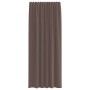 Cortinas de gasa con trabillas 2 uds. marrón de , Cortinas y visillos - Ref: Foro24-4102264, Precio: 15,15 €, Descuento: %