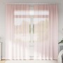 Cortinas de gasa con trabillas 2 uds rosa claro 140x245 cm de , Cortinas y visillos - Ref: Foro24-4102279, Precio: 18,76 €, D...