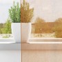 Cortinas de gasa con trabillas 2 uds terracota 140x140 cmq de , Cortinas y visillos - Ref: Foro24-4102321, Precio: 13,13 €, D...