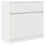 Aparador con cajón blanco 80x34x76 cm madera de ingeniería de , Aparadores - Ref: Foro24-861535, Precio: 88,74 €, Descuento: %