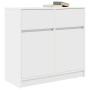 Aparador con cajón blanco 80x34x76 cm madera de ingeniería de , Aparadores - Ref: Foro24-861535, Precio: 88,74 €, Descuento: %