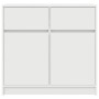 Aparador con cajón blanco 80x34x76 cm madera de ingeniería de , Aparadores - Ref: Foro24-861535, Precio: 88,74 €, Descuento: %