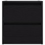 Mesillas de noche de pared 2 uds roble negro 38x34x40 cm de , Mesitas de noche - Ref: Foro24-861250, Precio: 84,60 €, Descuen...
