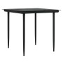 Conjunto de Comedor de Jardín 5 pcs Negro ratán sintético en Mesas de jardín | Comprar online en Foru.es
