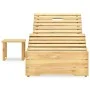 Liege mit Tisch aus grün imprägniertem Kiefernholz von vidaXL, Liegen - Ref: Foro24-315403, Preis: 141,75 €, Rabatt: %