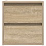 Mesillas de noche de pared 2 uds roble Sonoma 38x34x40 cm de , Mesitas de noche - Ref: Foro24-861252, Precio: 78,70 €, Descue...