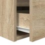 Mesillas de noche de pared 2 uds roble Sonoma 38x34x40 cm de , Mesitas de noche - Ref: Foro24-861252, Precio: 78,70 €, Descue...