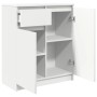 Aparador con cajón blanco 71x35x84 cm madera de ingeniería de , Aparadores - Ref: Foro24-861589, Precio: 81,76 €, Descuento: %