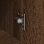 Aparador con cajón roble marrón 101x35x76 cm madera ingeniería de , Aparadores - Ref: Foro24-861568, Precio: 92,79 €, Descuen...