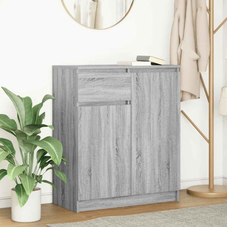 Aparador con cajón Sonoma gris 71x35x84 cm madera de ingeniería de , Aparadores - Ref: Foro24-861594, Precio: 89,82 €, Descue...
