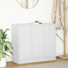 Aparador de madera de ingeniería blanco 85x34x76 cm de , Aparadores - Ref: Foro24-861625, Precio: 95,67 €, Descuento: %