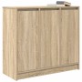 Aparador roble Sonoma 85x34x76 cm madera de ingeniería de , Aparadores - Ref: Foro24-861627, Precio: 92,25 €, Descuento: %