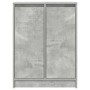 Aparador de madera de ingeniería gris hormigón 57x34x76 cm de , Aparadores - Ref: Foro24-861619, Precio: 71,31 €, Descuento: %