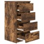 Aparador roble ahumado 37,5x35x76 cm madera de ingeniería de , Aparadores - Ref: Foro24-861755, Precio: 74,34 €, Descuento: %