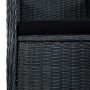 Set muebles jardín 3 pzas ratán sintético gris oscuro y cojines de vidaXL, Conjuntos de jardín - Ref: Foro24-3060179, Precio:...