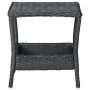 Set muebles jardín 3 pzas ratán sintético gris oscuro y cojines de vidaXL, Conjuntos de jardín - Ref: Foro24-3060179, Precio:...